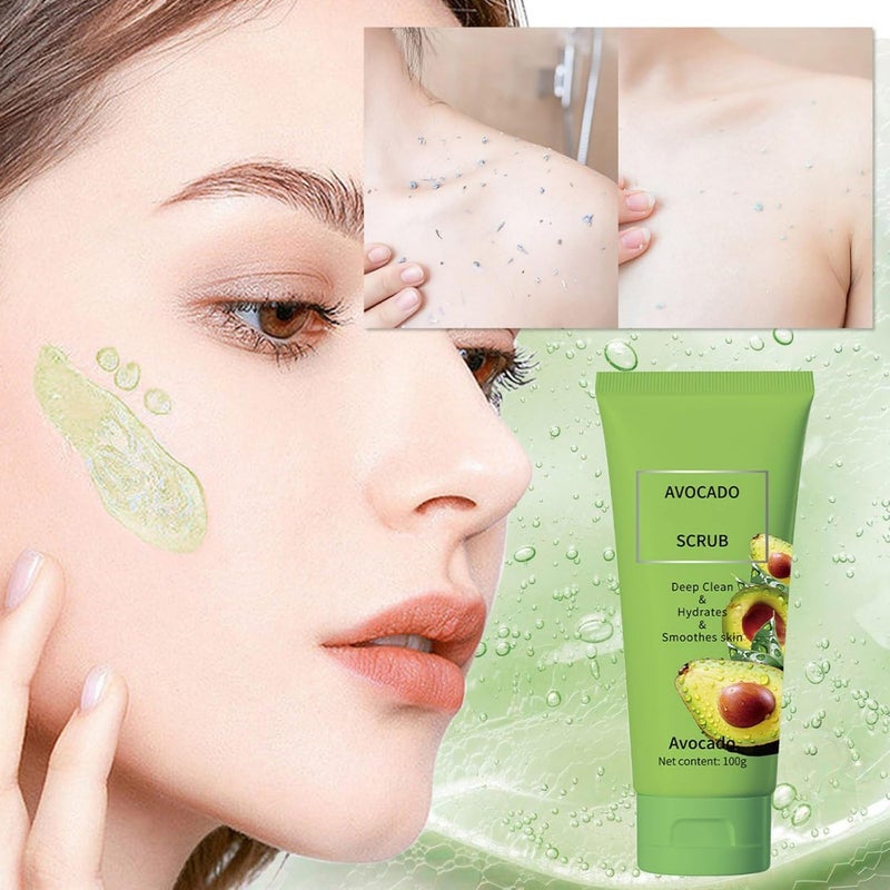 Fast intercity distribution Avocado Exfoliating Gel, Face Scrub Exfoliator for Facial & Body, Gently Removes Dead Skin, Blackheads Minimizes Pores, Smooths Skin, Lightweight Gel Texture for Women & Men, 100ML Popular practical build Modern versatile shape Surface safe Simplified versatile design New residential zone delivery Carefully selected solid material Nationwide courier network Elegant appearance Instant order available stock Heat resistant All need matching options UV resistant Multi-market varied design options Practical experience crafted Local & cross border ship compatible Quick assemble Cost saving design picks Field test upgraded craftsmanship Dust proof Most item matching trendy design Land transit & shipment compatible High precision lightweight material Carefully engineered build Dense material - Image 2