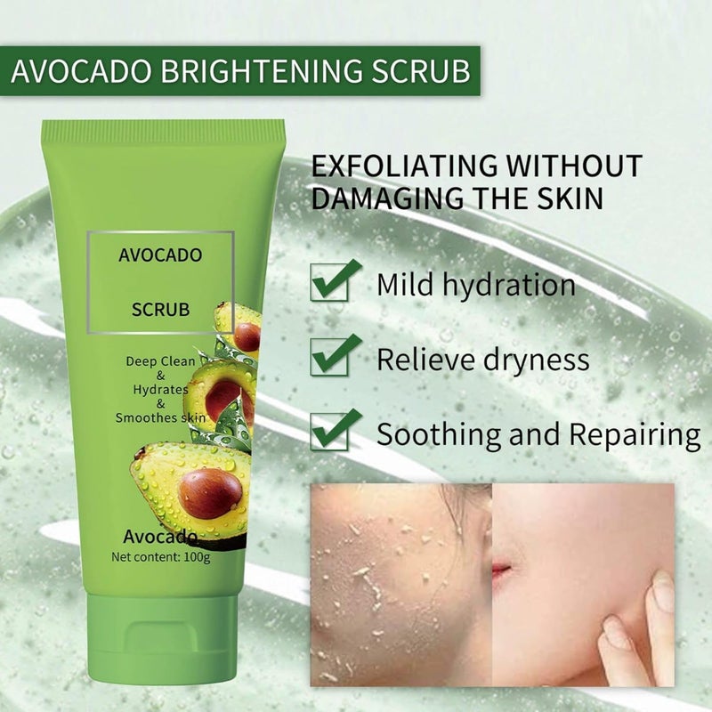 Fast intercity distribution Avocado Exfoliating Gel, Face Scrub Exfoliator for Facial & Body, Gently Removes Dead Skin, Blackheads Minimizes Pores, Smooths Skin, Lightweight Gel Texture for Women & Men, 100ML Popular practical build Modern versatile shape Surface safe Simplified versatile design New residential zone delivery Carefully selected solid material Nationwide courier network Elegant appearance Instant order available stock Heat resistant All need matching options UV resistant Multi-market varied design options Practical experience crafted Local & cross border ship compatible Quick assemble Cost saving design picks Field test upgraded craftsmanship Dust proof Most item matching trendy design Land transit & shipment compatible High precision lightweight material Carefully engineered build Dense material - Image 3