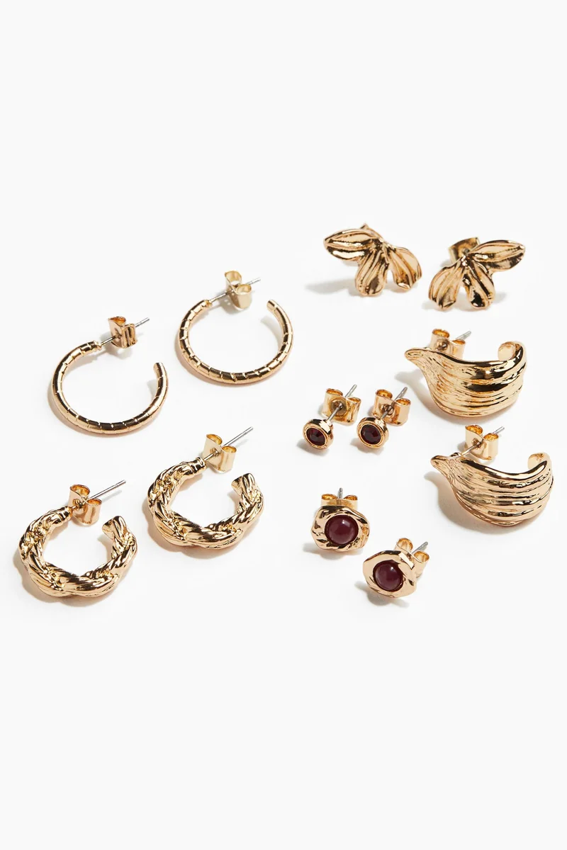 H&M 6 pairs earrings