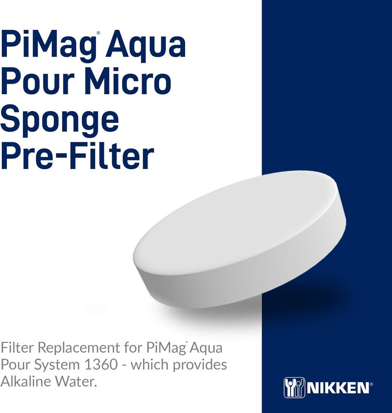 Nikken Aqua Pour 1 Micro Sponge Pre-Filter - Advanced Replacement for Gravity Water Filter Purifier System 1360 - Image 2