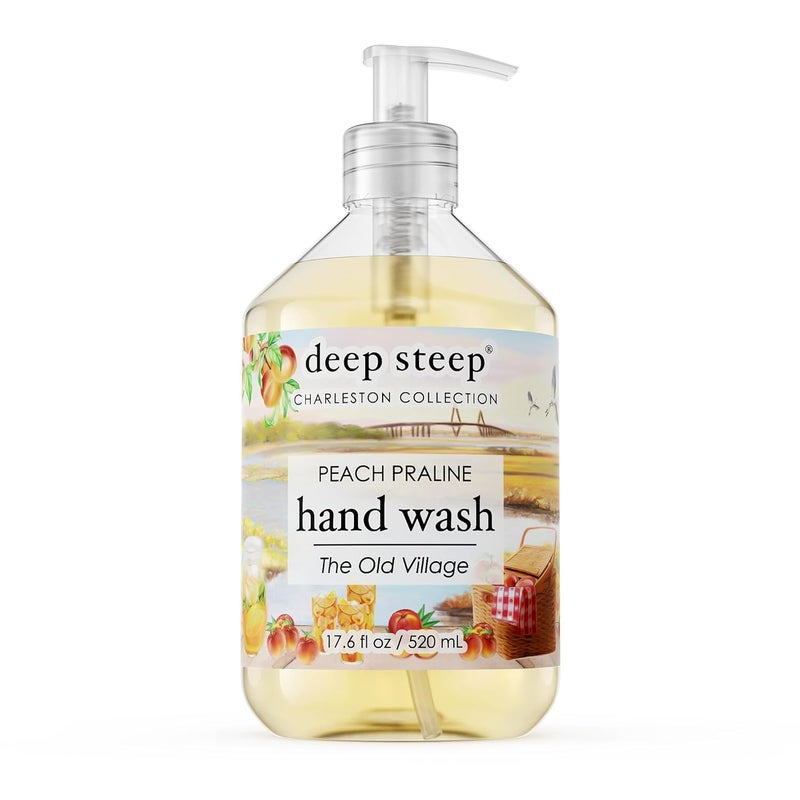 Deep Steep Liquid Hand Wash 176 Ounces Peach Praline - Image 1