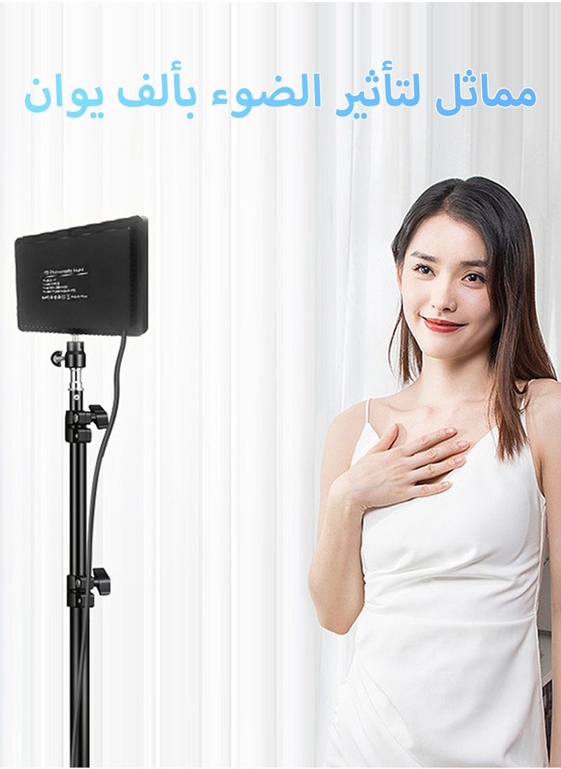 LEOKOR Studio LED Video Light Kit - 9 Color Filters,Adjustable Tripod,for Photo Video Streaming  - Image 4