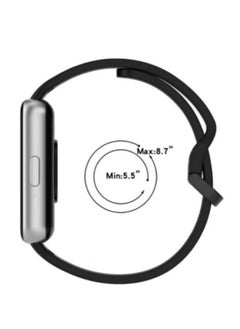 Generic Suitable for Samsung Galaxy fit 3 Silicone Sports Strap，Classic Silicone band Samsung Galaxy fit 3，Replacement Band Strap Wristband Sport Band for Women Men  (White)  - Image 3