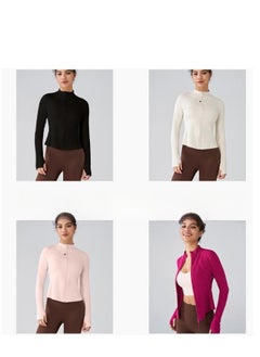 Generic Women's High-End Breathable Long Sleeved Sports Sun Protection Yoga Suit  - Image 2