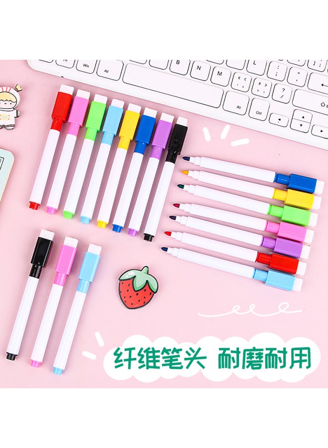HELPS New Water-based Erasable Colorful Whiteboard Pen With Magnetic Suction For Kidsren's Painting Graffiti 8-colorful Bold Blackboard Pen - Image 2