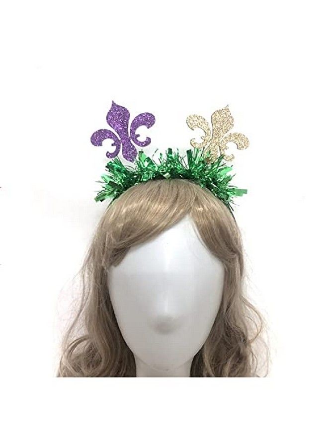VCOOOL Mardi Gras Headbands Carnival Headband Costume Green Purple Top Hat Headband Clown Hat Headband For Women And Ldren Large - Image 4