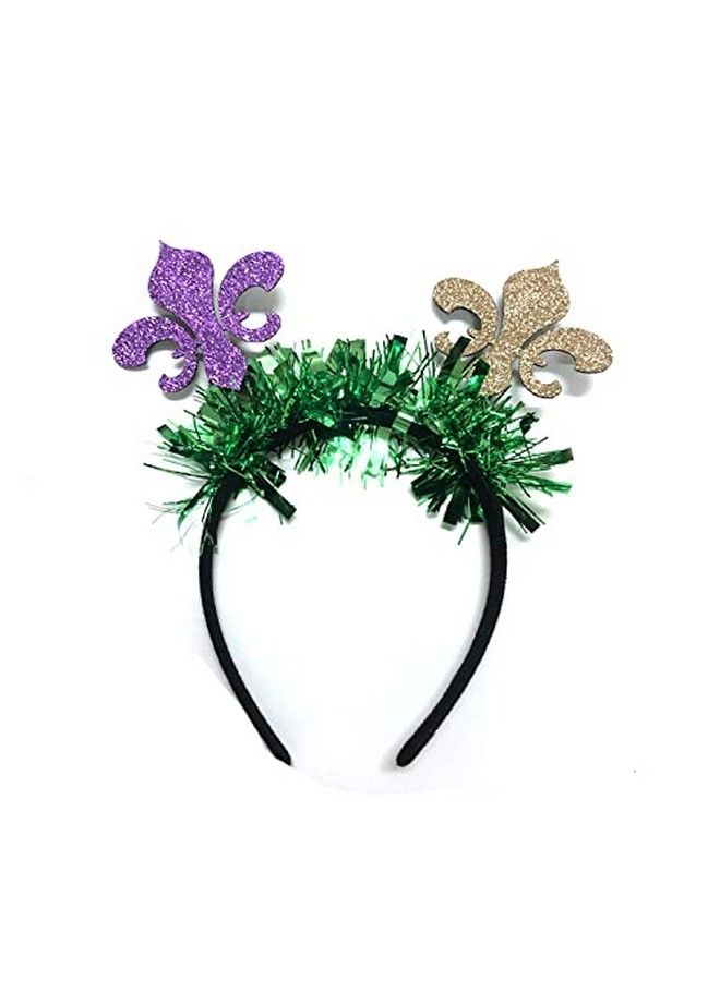 VCOOOL Mardi Gras Headbands Carnival Headband Costume Green Purple Top Hat Headband Clown Hat Headband For Women And Ldren Large - Image 3