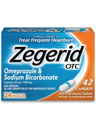 Zegerid OTC Heartburn Relief, 24 Hour Stomach Acid Reducer Proton Pump Inhibitor With Omeprazole and Sodium Bicarbonate, Capsules, 42 Count - pzsku/Z44596C8DDF2AA3C7895AZ/45/_/1740377526/b830d26f-ae97-4aff-9b3c-0d4e543cd058