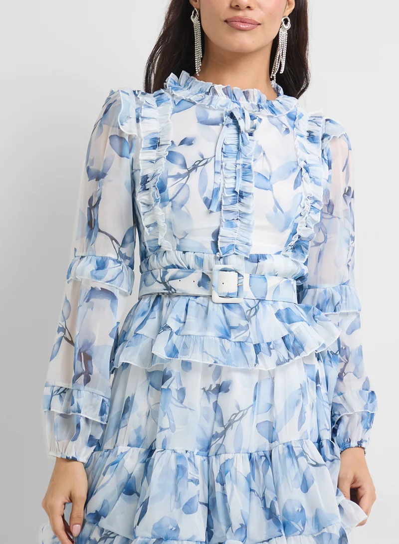 Khizana Floral Print Dress