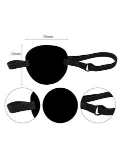ماركة غير محددة قابل للتعديل لينة حزام مشبك واحد eyepatch للكبار والأطفال  - Image 4