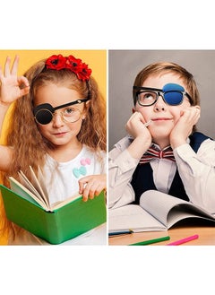 ماركة غير محددة قابل للتعديل لينة حزام مشبك واحد eyepatch للكبار والأطفال  - Image 3