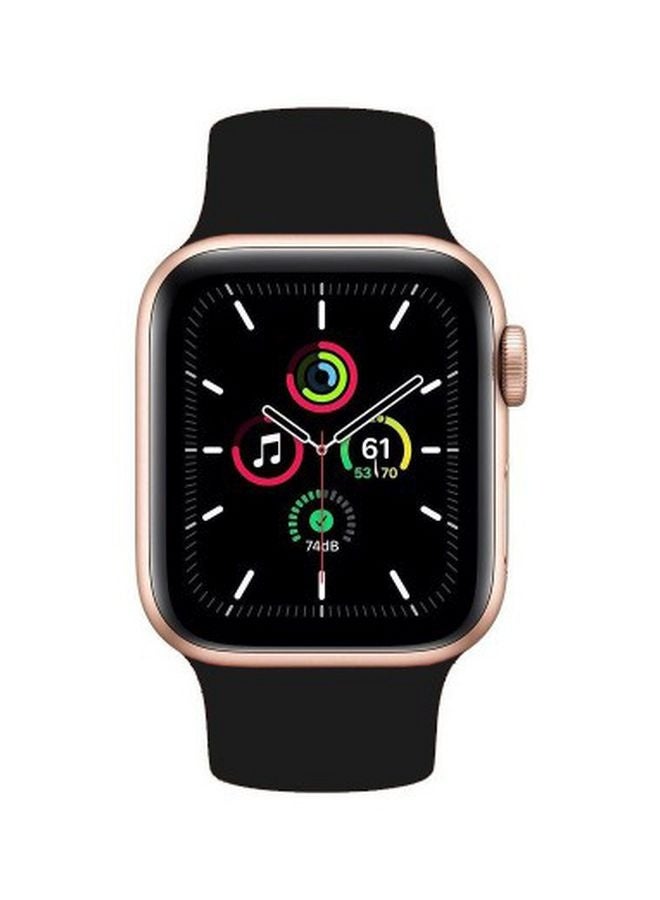 Beauenty Solo Loop Band For Apple Watch Series 6/SE 40 mm Black - Image 2