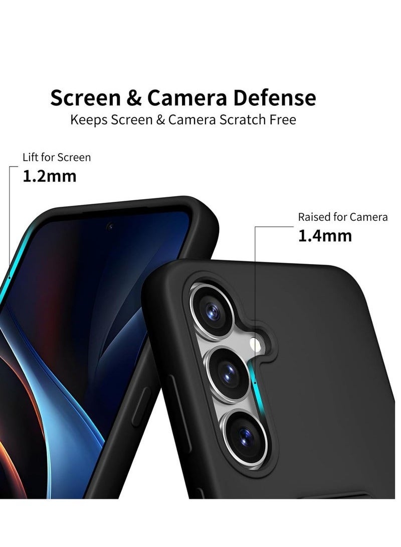 TIGER Samsung Galaxy S25 Plus Case Cover Magnetic Car Mount Kickstand Holder | Vertical & Horizontal Hand Strap Silicone Slim Fit Soft Touch Protective Case for 6.7-inch Samsung Galaxy S25 Plus | Full Protection & Convenience  Black - Image 3