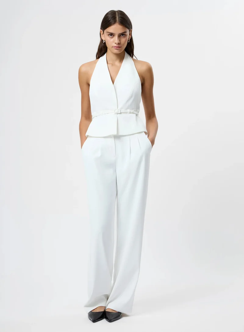 فرنش كونكشن Harry Suiting Belted Top