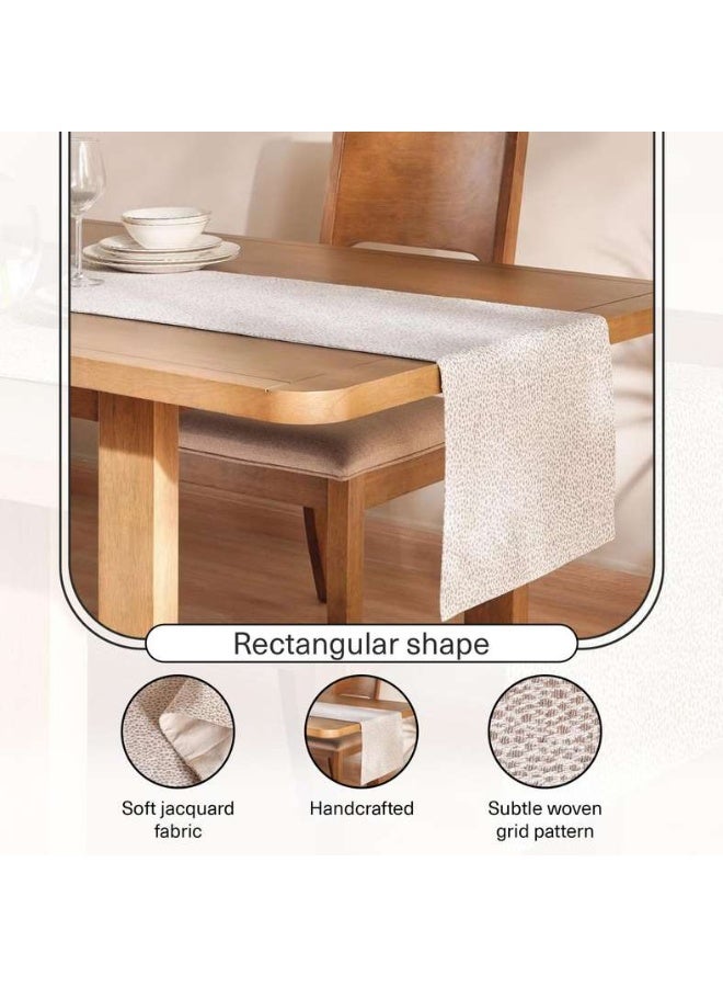 Pan Home مفرش طاولة رمادي 40X180 سم للمنزل - Image 4