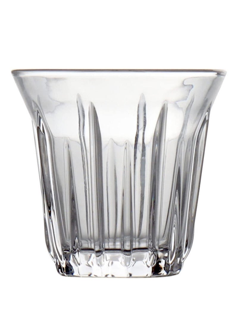 MIBRU - Coffee Duratuff Glass Cup Suitable For Specialty Espresso Shots Modern Drinking Barista Latte Cups 150ml Mug Coffee Or Tea Glass Mugs Flat Espresso Coffee Cup Bring Classic Elegance To Table - Image 1