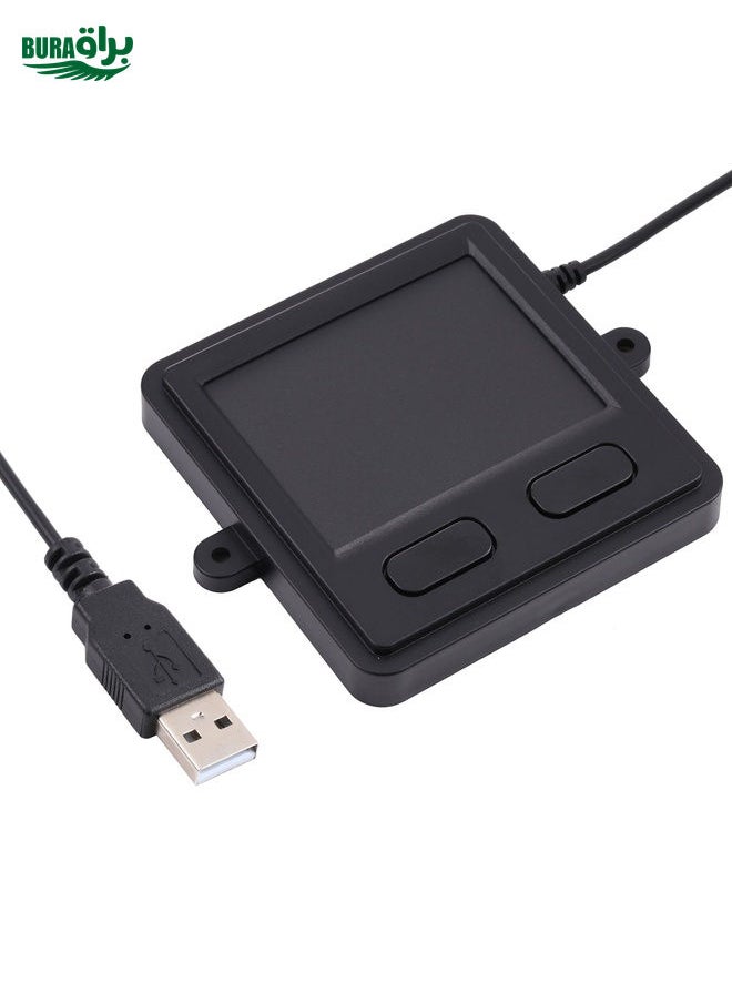 BURAQ TP-03 USB Wired Touchpad Mouse (Black)  - Image 1