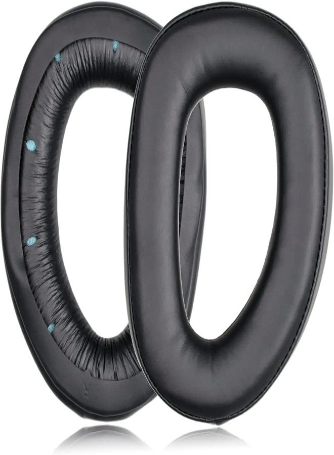 INF Ear Pads Compatible with Sennheiser GSP 300/301/302/303/350/370, Black, 1 Pair - Image 1