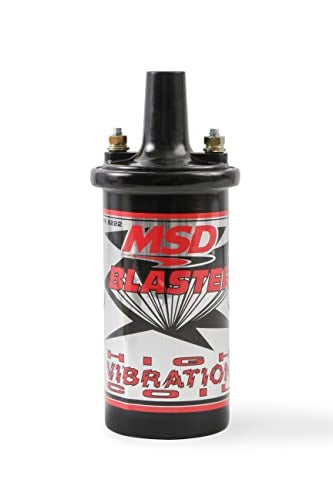 MSD 8222 Ignition Coil Blaster Series, Canister Style, High Vibration, Black, Individual - Image 1