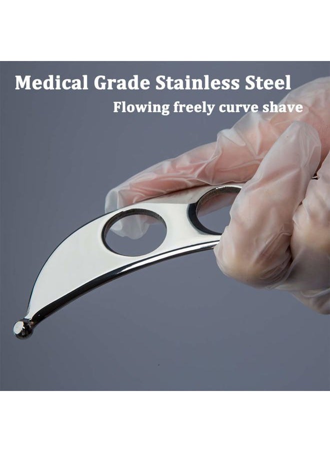 Feelfree Sport Stainless Steel Guasha Scraping Massage Tool for Soft Tissue, Physical Therapy Stuff Used for Back, Legs, Arms, Neck, Shoulder  - Image 3