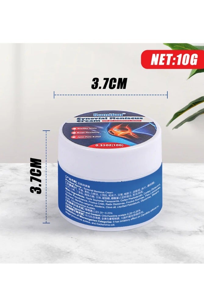 Sumifun Knee Joint Pain Relief Ointment - Cooling Gel for Tendonitis, Foot, Joints & Bones Synovial Cartilage Therapy Cream, 10g Pack. - Image 1