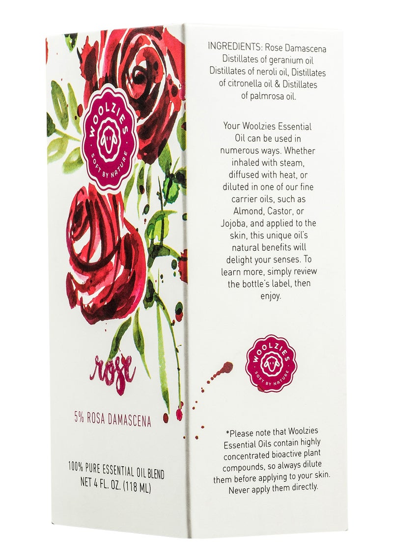Woolzies Best Natural Rose Essential Oil Blend 4 Oz - Therapeutic & Premium Graded Aromatherapy Oil - Most Popular for Relaxation, & Skin Use - for Diffusion & Topical Use - Image 4