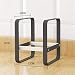 KODENG Kitchen Cabinet Storage Shelves Plates Dishes Chopping Board Storage Rack Bowl Cup Holder Multifunction Kitchen Closet Organizer L - Image 2