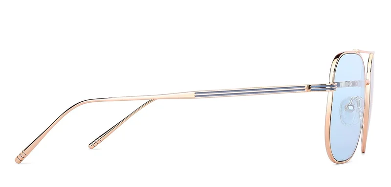 John Jacobs JJ Tints Full Rim Square Frame Polarized &amp; UV Protected Sunglasses JJ S12804 - 57mm - Gold