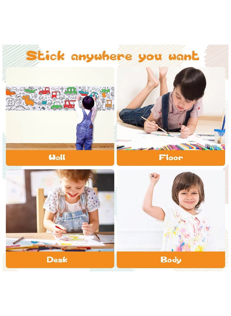 لفة ورق تلوين DIY لرسم الأطفال وجرائد الجرافيتي - Image 4