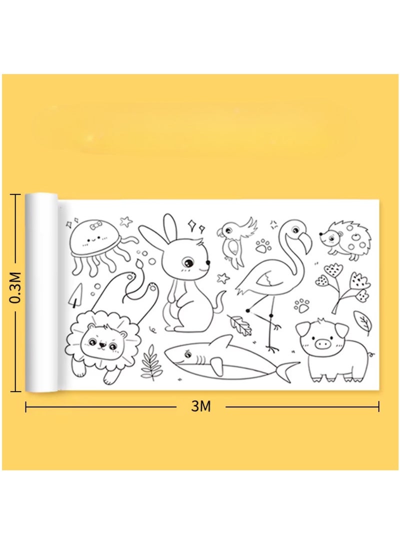 لفة ورق تلوين DIY لرسم الأطفال وجرائد الجرافيتي - Image 5