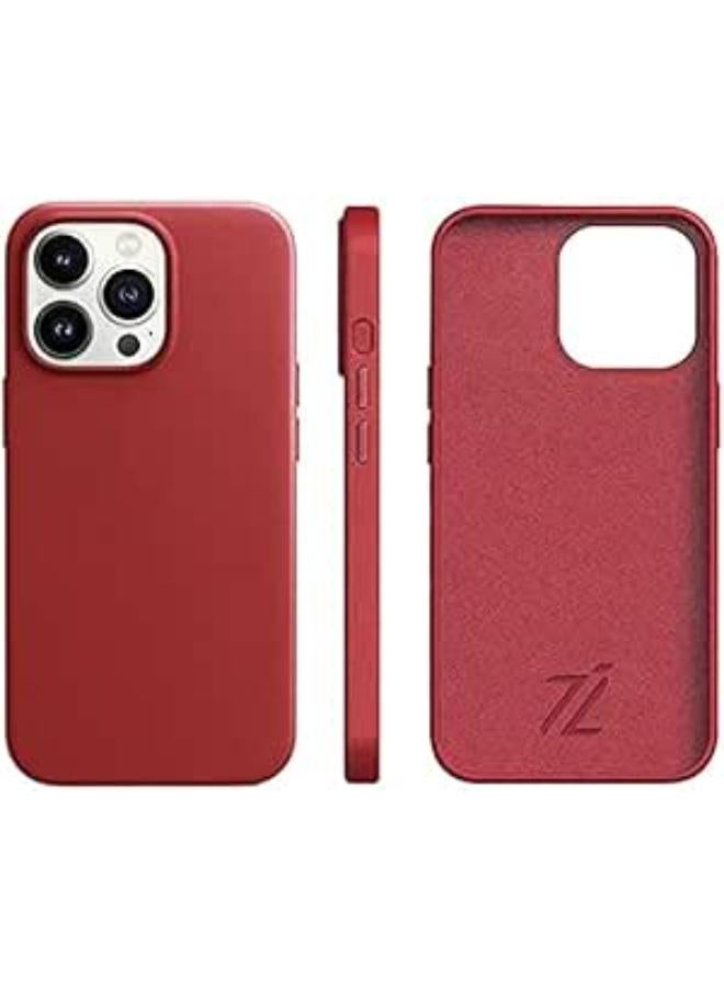 Premium Apple Leather iPhone Cases - Luxury Phone Case - Elevate Your iPhone with Timeless Elegance and Protectionfor (iPhone 11, Maroon)
