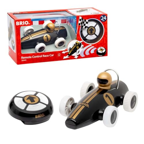 BRIO Black Gold Remote Control Race Car for Toddlers 24 Months and Up - Image 1