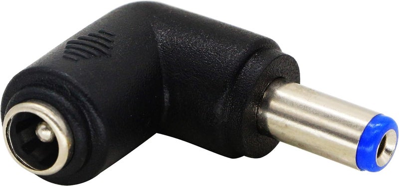 zdyCGTime 90 Degree Angle DC5.5x2.1mm Male to Female Adapter 5 Volt DC Barrel Power Jack Charging Cable Connector for Tablet (DC5.5x2.1mm)(2pack) - Image 4