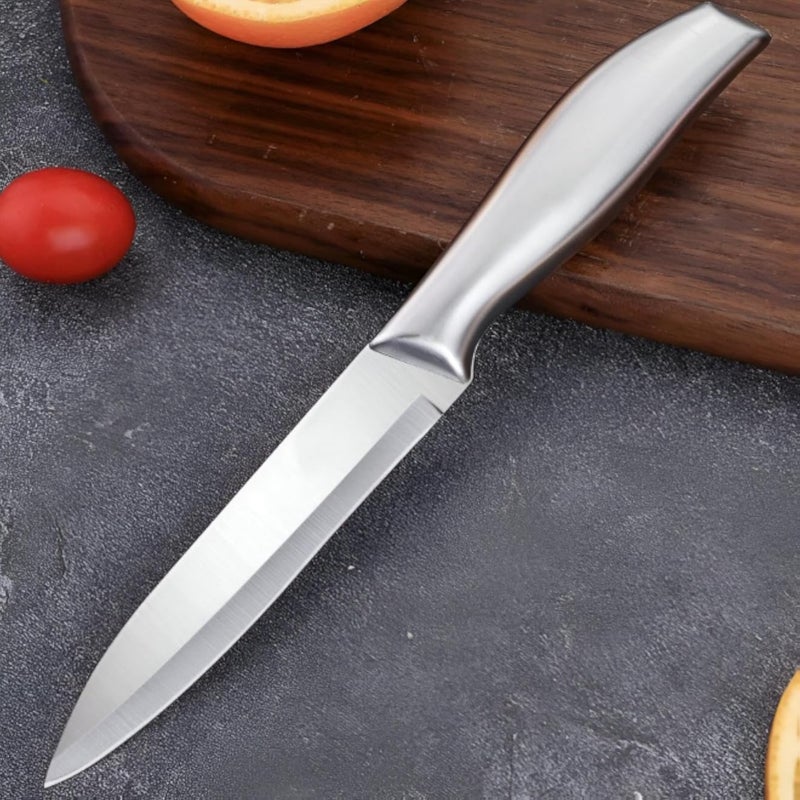 Exquisite Cutting Tools-Heavy Duty Stainless Steel Knives designed for precision and comfort to cut meat, fruits and vegetables in 3.5 "daily cooking. (1PCS)