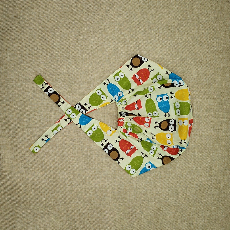 2pcs Cartoon Printed Hat Cotton Working Hat Working Headdress Fashion Operating ( , ) - Image 5
