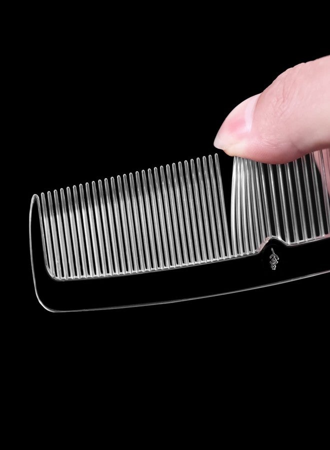 Hipruict Disposable Combs - 50 Pack, Fine & Wide Tooth, Sturdy Combs for Thick Hair, Family, Hotel, Travel, Homeless - Image 2