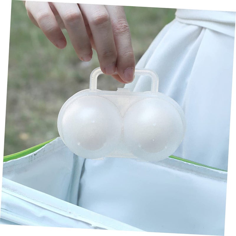 8 Pcs Portable Egg Storage Container Lockable Snack Box for Outdoor Hiking Camping Picnic - Image 4