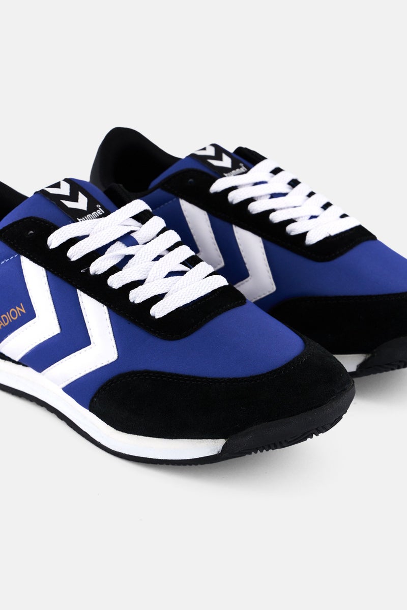 Hummel Men Stadion Lace Up Outdoor Shoes, Indigo Blue - Image 3