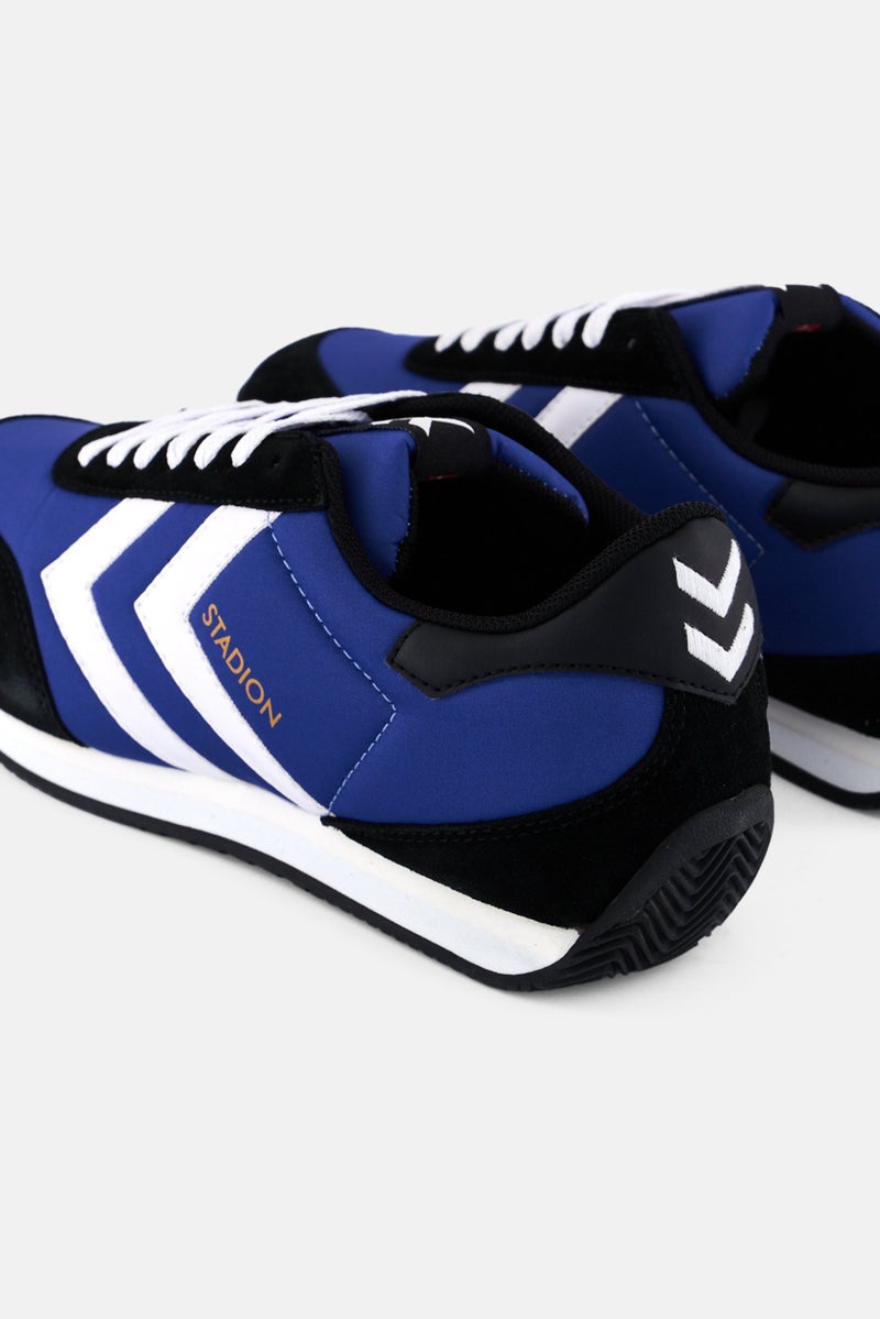 Hummel Men Stadion Lace Up Outdoor Shoes, Indigo Blue - Image 2