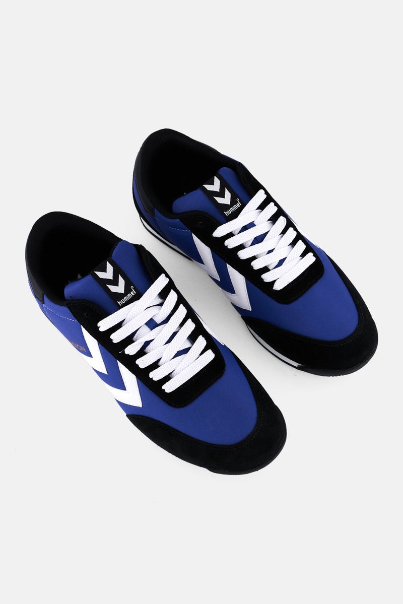 Hummel Men Stadion Lace Up Outdoor Shoes, Indigo Blue - Image 4