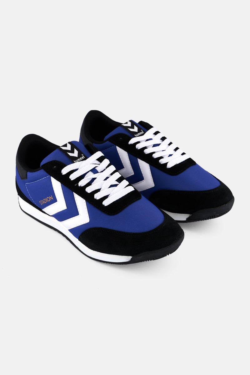 Hummel Men Stadion Lace Up Outdoor Shoes, Indigo Blue - Image 1