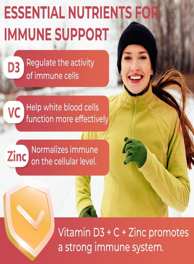 EnvyCure Vitamin D3 + K2 + A Gummies 5000IU/10000 IU - Vitamin D3 Con K2 Supplement with Calcium Magnesium Zinc, Vitamin C & E, High Dose Ultimate Absorbency for Bones, Muscles, Teeth, Vision, Vegan 2 Packs - Image 4