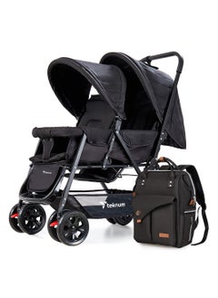 TEKNUM Double Stroller Combo - Black  - Image 1