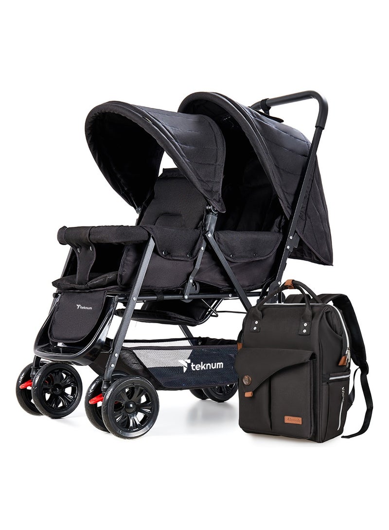 TEKNUM كومبو عربة مزدوجة - أسود - Image 1
