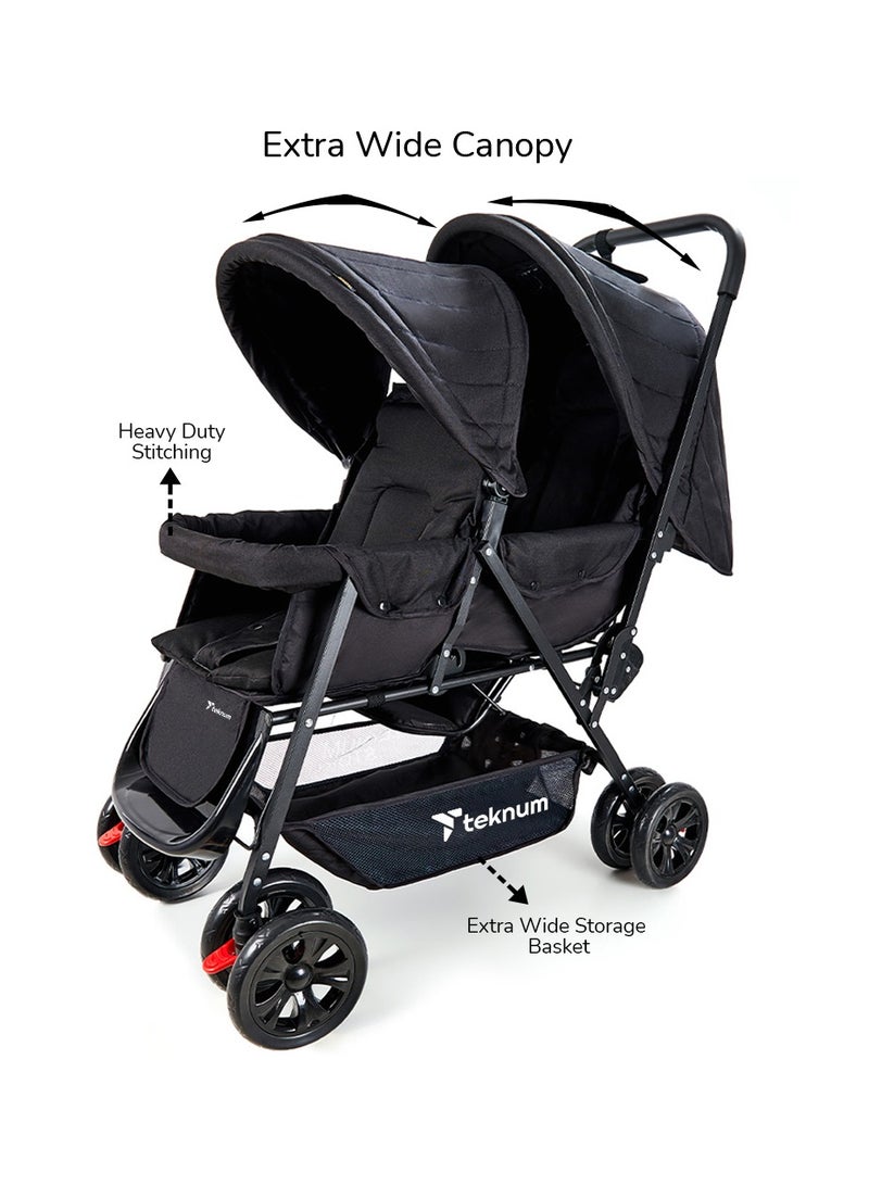 TEKNUM كومبو عربة مزدوجة - أسود - Image 4