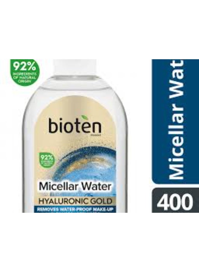 bioten Hyaluronic Gold Micellar Water 400ml - Image 2
