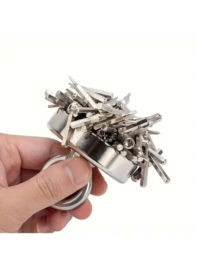 خطاف مغناطيسي صغير متين للحائط من المعدن للمنزل والمكتب والمرآب - Image 4