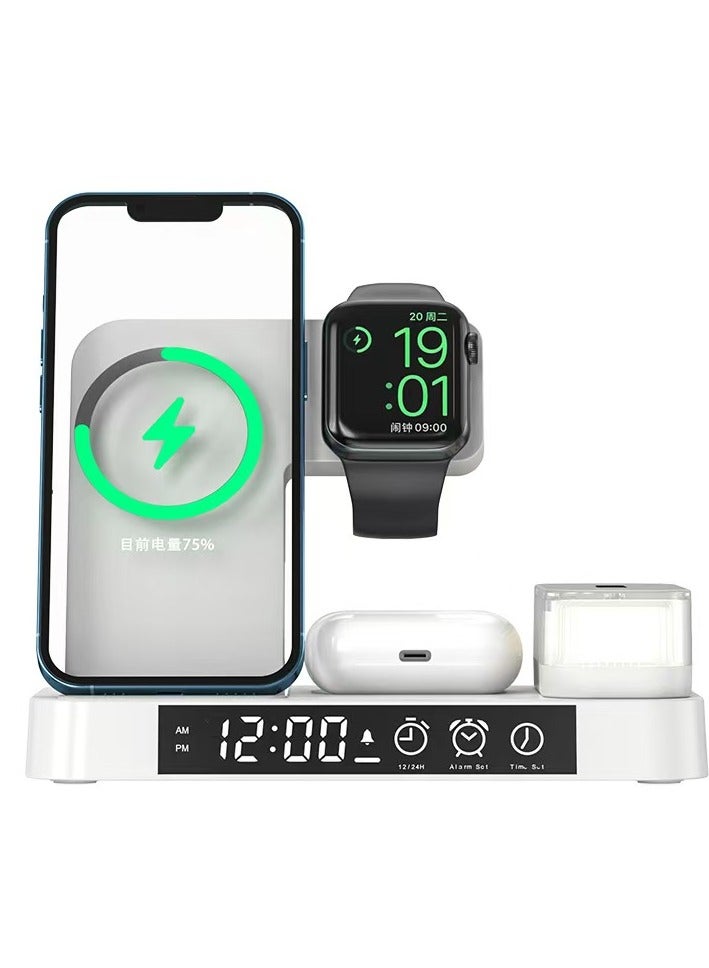 general Wireless Charger 3 in 1, 15W Fast Charging Station for Apple Watch 10/9/8/Ultra 2/Ultra/SE/7/6/5/4/3/2, for AirPods 3/2/1/Pro for iPhone 16/15/14/13 /Plus/Pro/Pro Max/12/11(Black) - Image 4