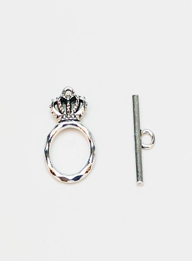 Chenkou Craft 30 Pairs Anti-Silver Alloy Toggle Clasp Sets For Bracelet Bangle Pendant - Image 4