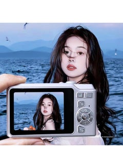 Generic 6800w Pixel Digital Camera Student Party HD Entry Level Portable Camera Retro CCD-Body Color:68.0million Pixels Technology Silver  - Package 2  - Image 2